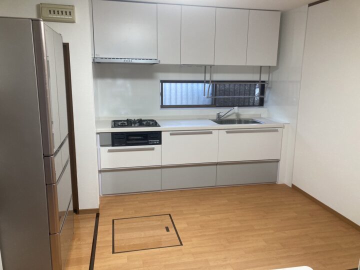 茨城県鹿嶋市　L字型→I型キッチンリフォームの画像