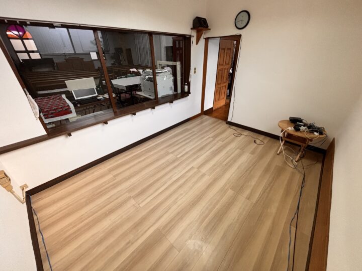 宇都宮市教会母子室和室→洋室事例の画像