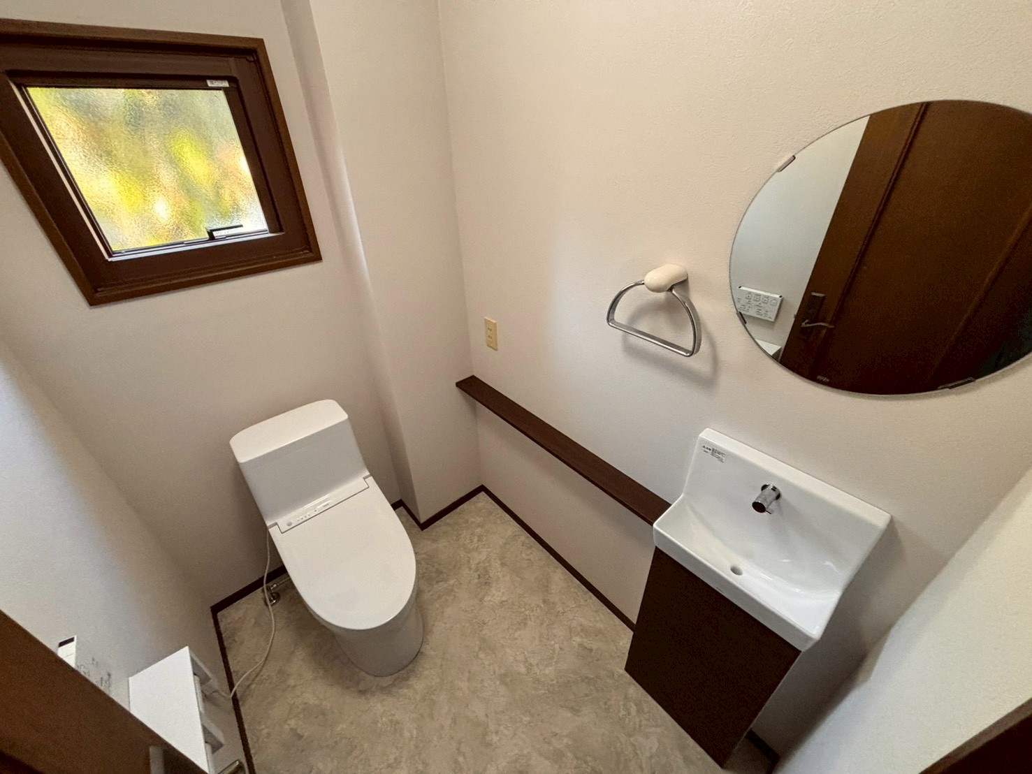 トイレ改修・給排水新設工事ホームセンターで断られたトイレの激しい詰まりを根本解決！排水管新設＆床の段差解消バリアフリーリフォーム土浦市大町　トイレ改修・給排水新設工事：土浦市大町